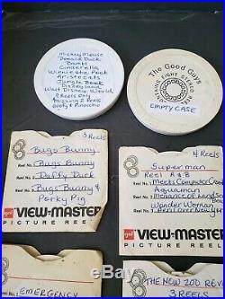 VINTAGE GAF VIEW-MASTER Projector 80 Reels Planet of the Apes Disney Mixed Lot