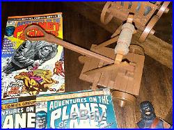 VINTAGE MEGO Planet of the Apes Figure Lot Wagons Catapults Ursus Comics