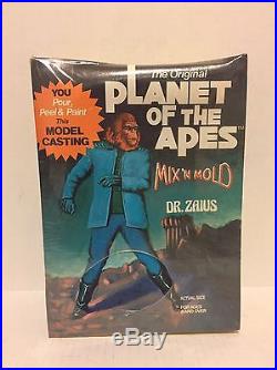VINTAGE Mix'n Mold Planet of the Apes Model Casting DR ZAIUS Apjac 1967 UNOPENED