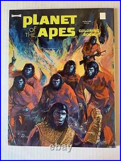 VINTAGE Planet of the Apes Coloring Book Artcraft Unused POTA