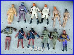 Vintage 11 Planet of the Apes Mego Dolls (1974) cage, small gun+extra clothes