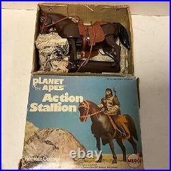 Vintage 1967 Mego Planet Of The Apes Action Stallion In Box