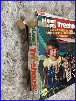 Vintage 1967 Mego Planet of the Apes Treehouse (Not Complete) With Box LOOK