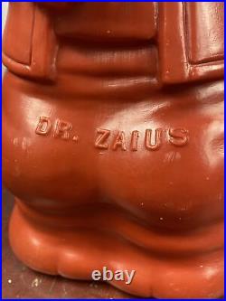 Vintage 1967 Planet of the Apes Dr Zaius Bank AJ Renzi Corp 17.5 Blow Mold