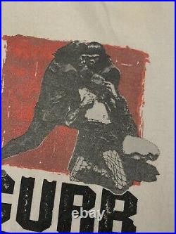 Vintage 1968 Planet of the Apes Movie shirt size XL Curb Your Human