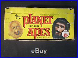 Vintage 1969 Topps Planet of the Apes Display Box for Wax Trading Cards