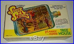 Vintage 1970s Planet of the Apes Addar Super Scenes Tree House Model