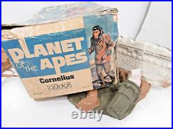 Vintage 1973 Planet of the Apes Models Mostly Built Up Cornelius in Box Addar