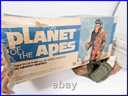 Vintage 1973 Planet of the Apes Models Mostly Built Up Cornelius in Box Addar