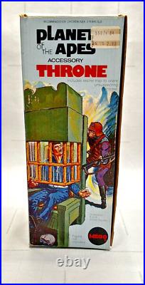 Vintage 1974 Mego Planet Of The Apes Dr. Zaius Accessory Throne with original box