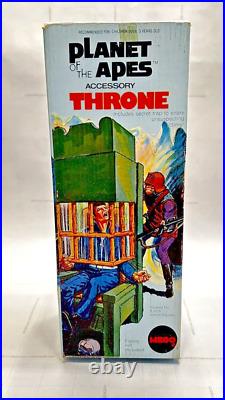 Vintage 1974 Mego Planet Of The Apes Dr. Zaius Accessory Throne with original box