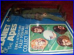 Vintage 1974 Mego Planet of the Apes Cornelius (Comes with $50 Display Case)