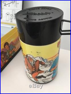 Vintage 1974 PLANET OF THE APES Metal Lunchbox with Thermos ONE OWNER