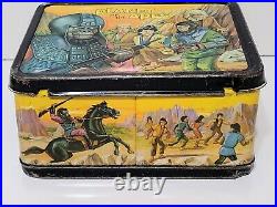 Vintage 1974 PLANET of THE APES Metal Lunch Box and THERMOS GC Aladdin