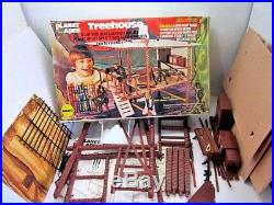 Vintage 1975 Mego Planet Of The Apes Treehouse Play Set In Box 1970's Toy