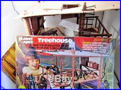 Vintage 1975 Mego Planet Of The Apes Treehouse Play Set In Box 1970's Toy