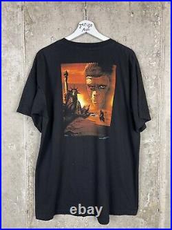 Vintage 1998 Planet of the Apes Desantis Movie Graphic Promo Tee Shirt Size XL