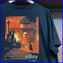 Vintage 1998 The Planet Of The Apes Movie Promo Graphic T Shirt 90s XL Rare
