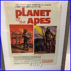 Vintage ADDAR 1973 Model Kit Salesman Samples Planet Of The Apes Display Rare