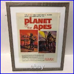 Vintage ADDAR 1973 Model Kit Salesman Samples Planet Of The Apes Display Rare