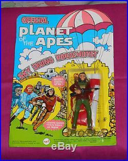 Vintage AHI Planet of the Apes POTA SKY DIVING PARACHUTIST MOC Galen