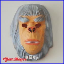 Vintage Ben Cooper Planet of The Apes Dr. Zaius Mask Halloween 1970's SAC/17