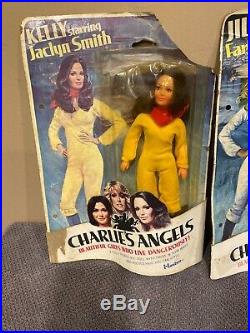 Vintage Hasbro Charlies Angels Action Figure Doll Lot Complete Set Of 4 1970s