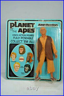 Vintage Mego 8 Planet of the Apes Alan Verdon MOSC 1967