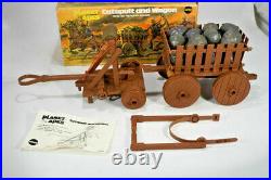 Vintage Mego 8 Planet of the Apes Catapult and Wagon in original Box