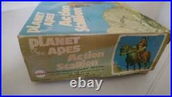 Vintage Mego Planet Of The Apes Stallion Boxed and Working! Not Palitoy