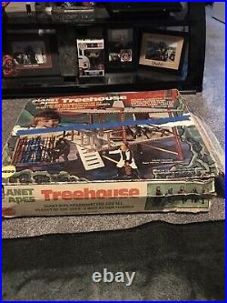 Vintage Mego Planet of the Apes TREEHOUSE parts lot & Instructions & Box