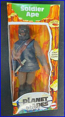 Vintage Mego Soldier Ape Dark Face Variant In Repro Box Tight Joints Type 2 Body