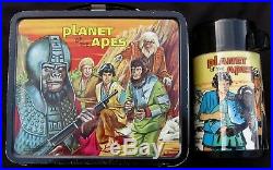 Vintage PLANET OF THE APES Lunchbox & Thermos Sc-Fi (1974) C-8.5 Awesome