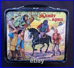 Vintage PLANET OF THE APES Lunchbox & Thermos Sci-Fi (1973) C-8.5 Awesome