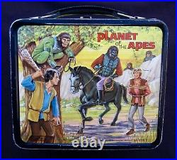 Vintage PLANET OF THE APES Lunchbox & Thermos Sci-Fi (1973) C-8.5 Awesome