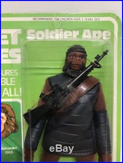 Vintage PLANET OF THE APES Soldier Ape 1967 MEGO MINT ON CARD RARE