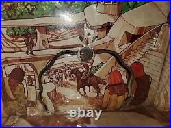 Vintage PLANET OF THE APES VILLAGE & Dissection Table / 1974 MEGO