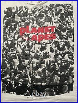 Vintage Planet Of The Apes Movie Promo Shirt XL Distressed Personal Collection