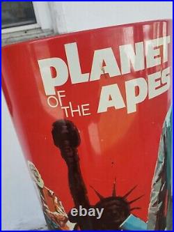 Vintage Planet of the Apes 16 Metal Trash Can J. Chein Co Burlington NJ