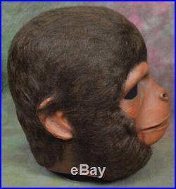 Vintage Planet of the Apes Cornelius Mask Foam Filled Monster Movie Don Post