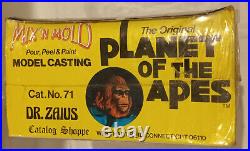 Vintage Planet of the Apes Mix-N-Mold Dr. Zaius Apjac Productions Factory Sealed