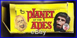 Vintage empty 1968 Topps PLANET OF THE APES display box good condition only