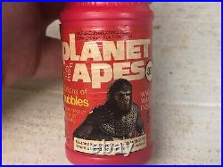 Vtg 1970's Planet Of The Apes Blowing Bubbles With Magic Wand Larami Pink Bottle