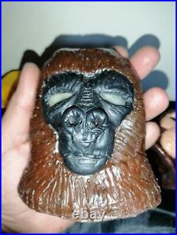 Vtg 3 Halloween Mini Masks Planet Of The Apes Mexico Rare