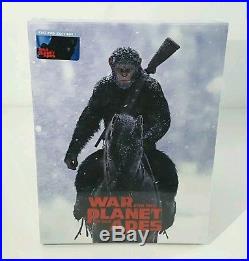 WAR FOR THE PLANET OF THE APES 2D/3D Blu-ray STEELBOOK SET FILMARENAALL 3 #048