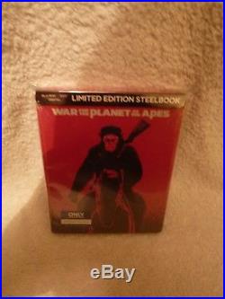 WAR FOR THE PLANET OF THE APES Bluray Steelbook. Ultimate Modified Bundle