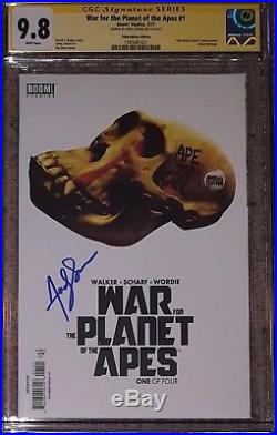 War For Planet of the Apes #1 Full Metal Jacket homage CGC 9.8 SS Andy Serkis