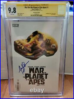 War for the Planet of the Apes #1 variant signed by ANDY SERKIS CGC SS 9.8