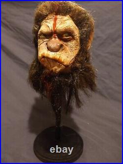 War of planet of the apes caesar mini latex bust